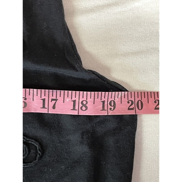 Jones New York Sport Women's Sz XL Black Raised Embroider Front Tank Sleeveless - Picture 6 of 7